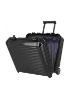 Travelite Next fekete alumínium 2 kerekű üzleti kabinbőrönd 79912-01