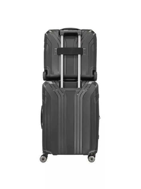Travelite Elvaa fekete 4 kerekű üzleti kabinbőrönd