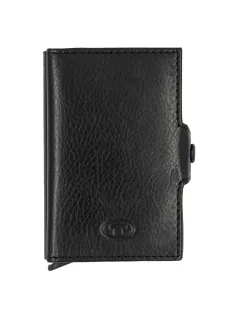 Tom Tailor Jemy fekete bőr férfi kártyatartó