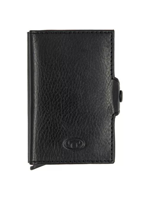Tom Tailor Jemy fekete bőr férfi kártyatartó