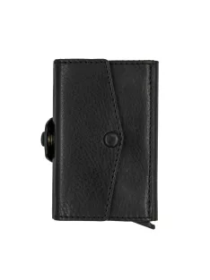 Tom Tailor Jemy fekete bőr férfi kártyatartó