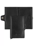 Tom Tailor Jemy fekete bőr férfi kártyatartó