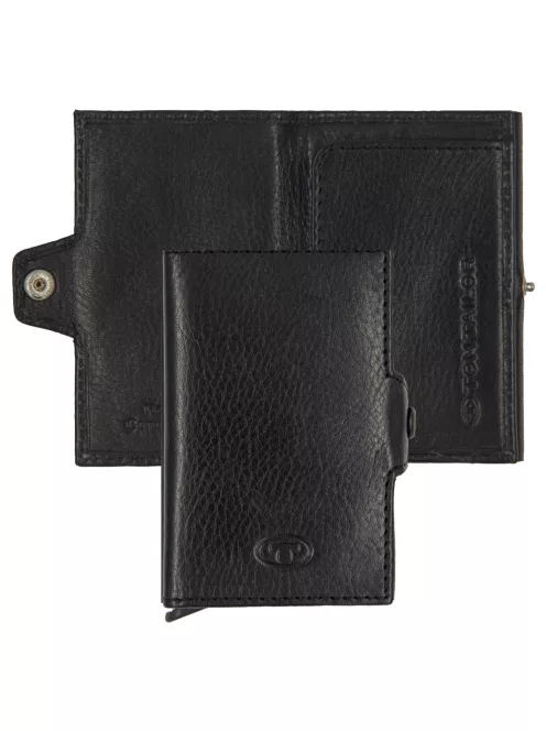 Tom Tailor Jemy fekete bőr férfi kártyatartó