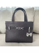 Ezüst masnis táskadísz és kulcstartó