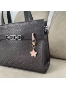 Rózsaszín cseresznyevirág kicsi táskadísz és kulcstartó