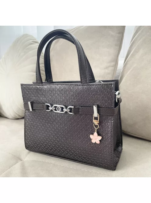 Rózsaszín cseresznyevirág kicsi táskadísz és kulcstartó