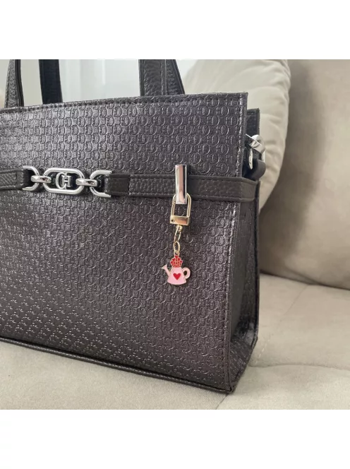 Zsákbamacska - LOVE kicsi táskadísz és kulcstartó