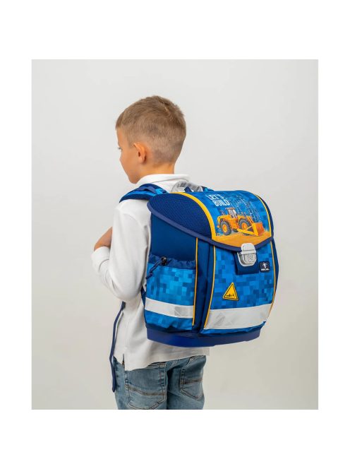 Belmil Classy Bulldozer iskolatáska szett