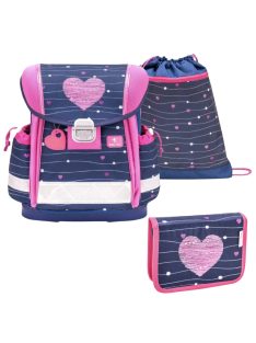 Belmil Simple Hearts iskolatáska szett