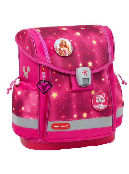 Belmil Classy Plus Pink Star elsős iskolatáska szett