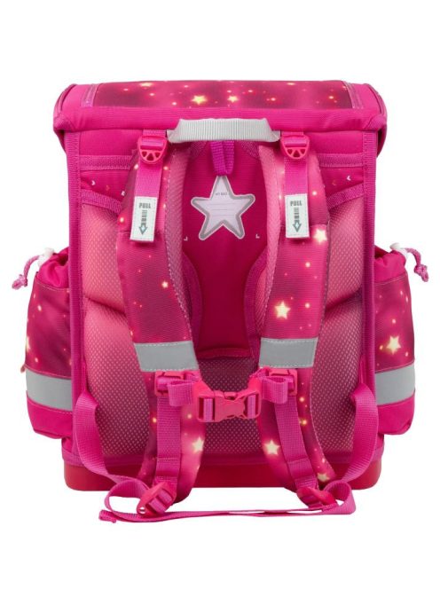 Belmil Classy Plus Pink Star elsős iskolatáska szett