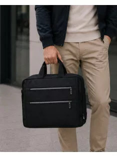 Benzi 5668 fekete laptoptáska és fedélzeti táska