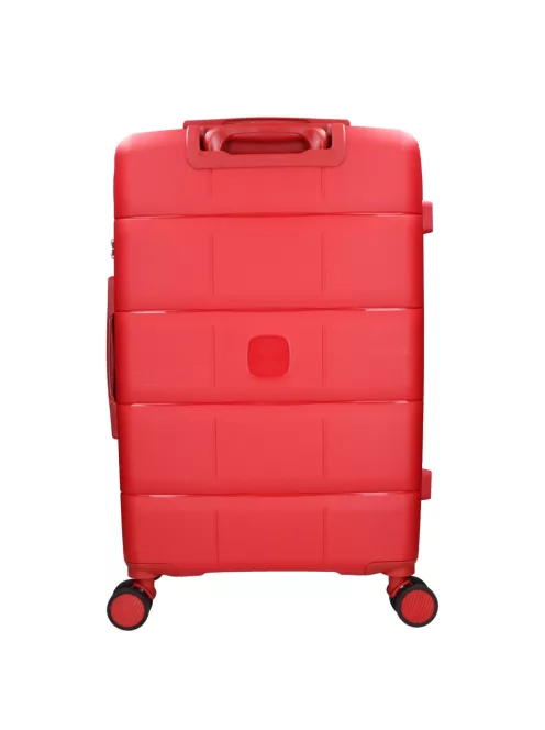 Benzi 5901 L piros nagy méretű bővíthető bőrönd