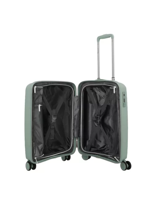 Travelite Voyaage S zöld kabinbőrönd