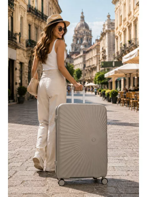 Travelite Voyaage L bézs nagy bőrönd