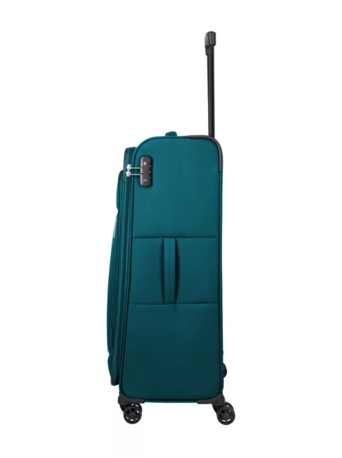 Travelite Priego L 4w petrol nagy bőrönd