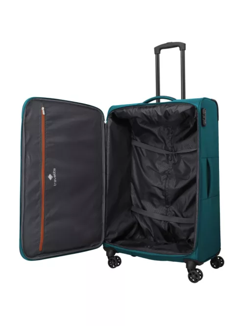 Travelite Priego L 4w petrol nagy bőrönd