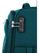 Travelite Priego L 4w petrol nagy bőrönd
