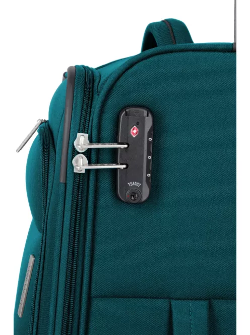 Travelite Priego L 4w petrol nagy bőrönd