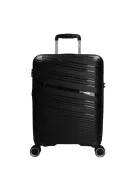 Benzi Malaga 5904 S fekete bővíthető kabinbőrönd