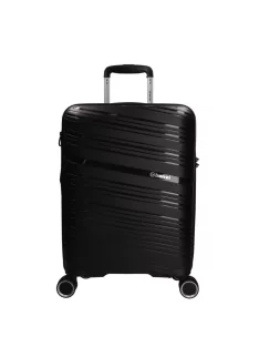 Benzi Malaga 5904 S fekete bővíthető kabinbőrönd