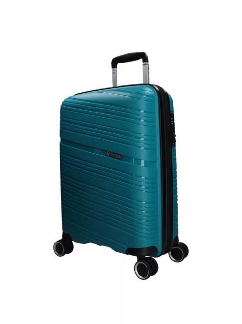 Benzi Malaga 5904 S zöld bővíthető kabinbőrönd