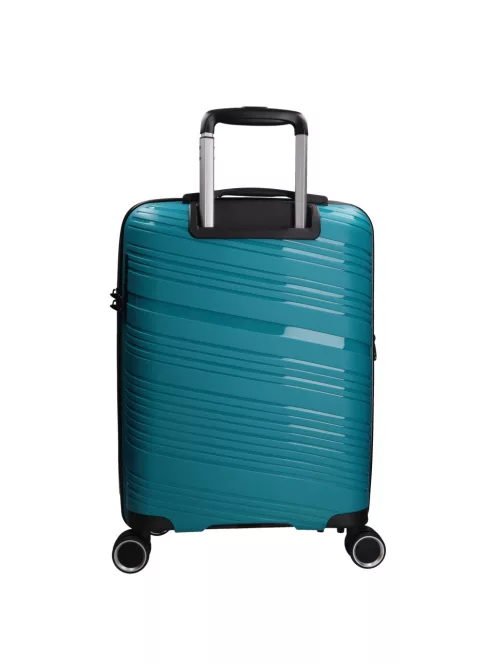 Benzi Malaga 5904 S zöld bővíthető kabinbőrönd