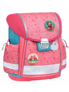 Belmil rózsaszín lámás lány kisiskolás iskolatáska