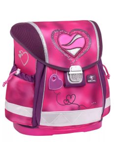 Belmil pink szivecskés lány kisiskolás iskolatáska