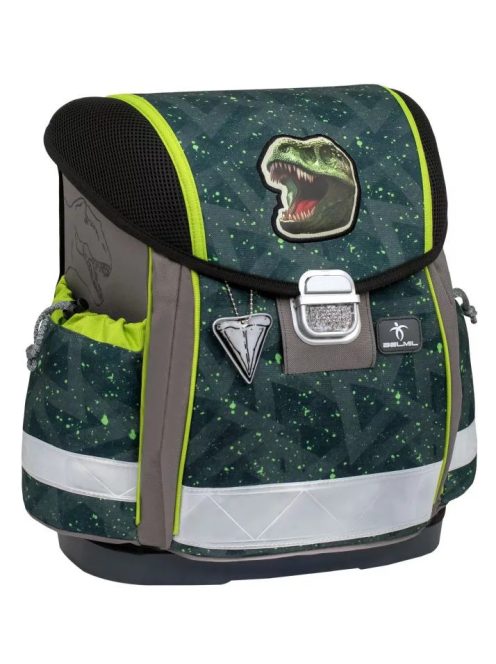 Belmil fekete-antracit dínós fiú kisiskolás iskolatáska