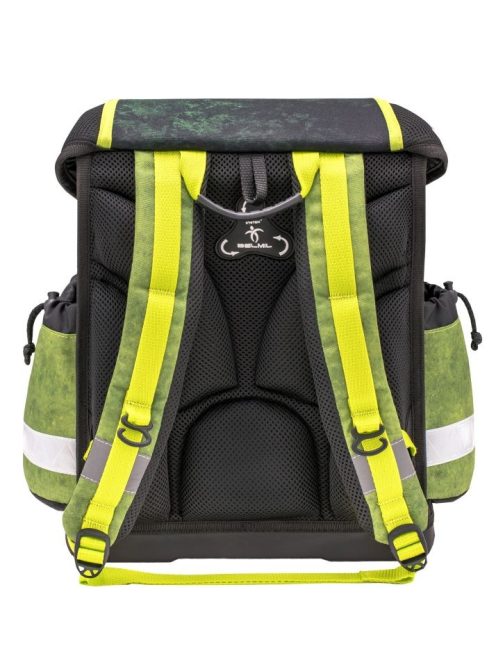 Belmil fekete-zöld dínós fiú iskolatáska szett