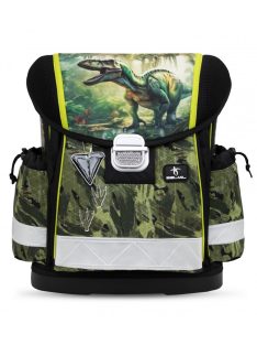 Belmil fekete-zöld dínós fiú iskolatáska szett