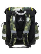 Belmil fekete-zöld dínós fiú iskolatáska szett