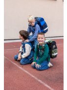 Belmil fekete-zöld dínós fiú iskolatáska szett