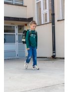 Belmil fekete-zöld dínós fiú iskolatáska szett