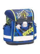 Belmil kék motoros fiú iskolatáska szett