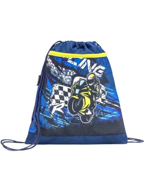 Belmil kék motoros fiú iskolatáska szett