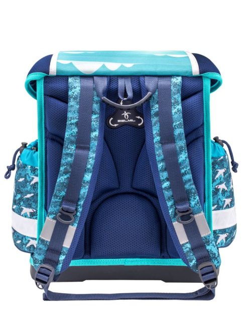Belmil kék kalózos fiú iskolatáska szett