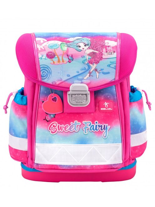 Belmil rózsaszín tündéres lány iskolatáska szett