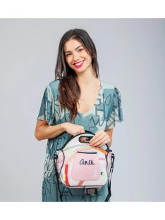 Anekke Smart bézs-rózsaszín női uzsonnás táska