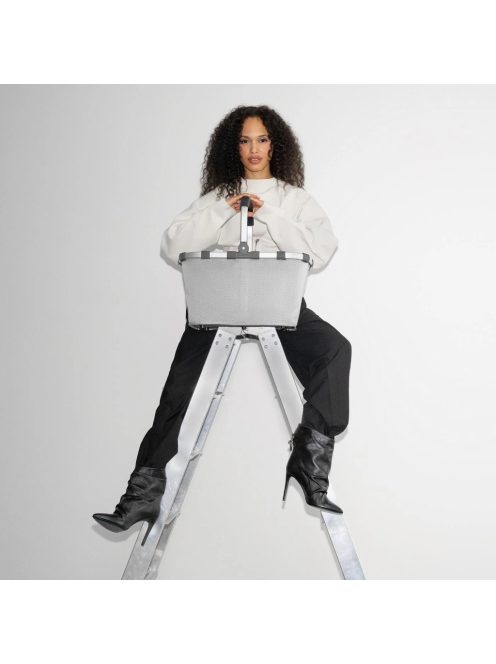 Reisenthel BK7074 carrybag herringbone grey kosár 