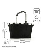 Reisenthel BK4110 Carrybag frame rhombus midnight gold női bevásárló kosár