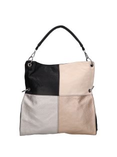 Natascia 5037-1 fekete bézs női válltáska