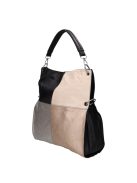 Natascia 5037-1 fekete bézs női válltáska