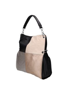 Natascia 5037-1 fekete bézs női válltáska