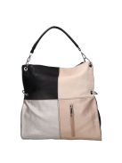 Natascia 5037-1 fekete bézs női válltáska