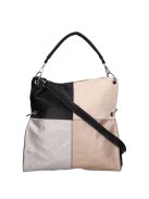 Natascia 5037-1 fekete bézs női válltáska