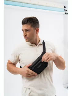 Budmil férfi övtáska 10040078/S2 fekete