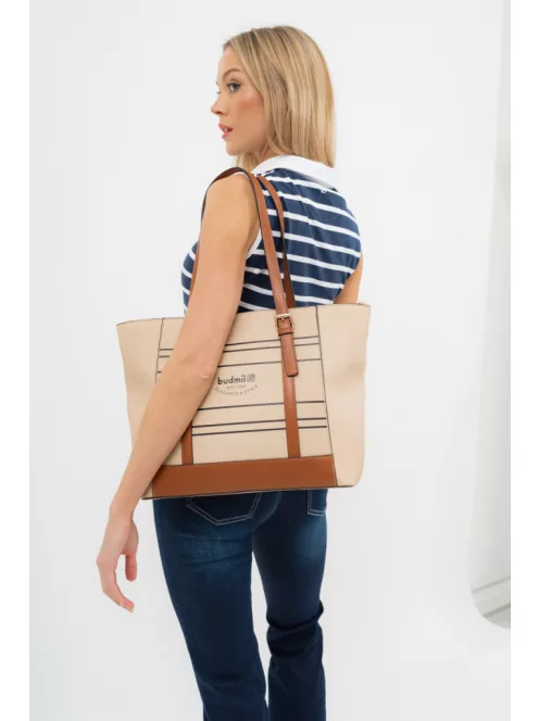 Budmil női válltáska 10230110/S2 bézs