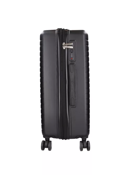 Benzi 5909 L fekete nagy méretű bővíthető bőrönd